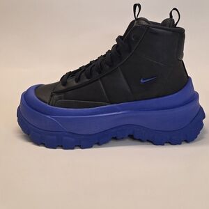 New Nike Blazer Roam Mid Winterized Boots Black-Blue Womens Sz 9 [FQ9065-001]